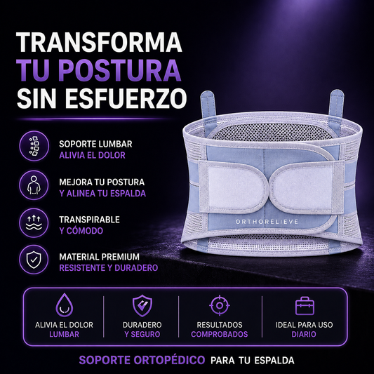 Cinturón Lumbar Ortopédico de Alta Compresión – Protección, definición y alivio inmediato para tu espalda 💪🔥