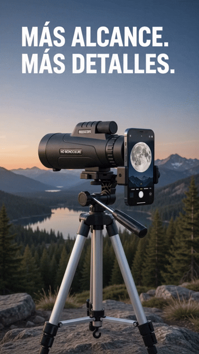 Telescopio Monocular de Alta Precisión – Visión Clara HD, Alcance Superior y Exploración Profesional 🔭✨